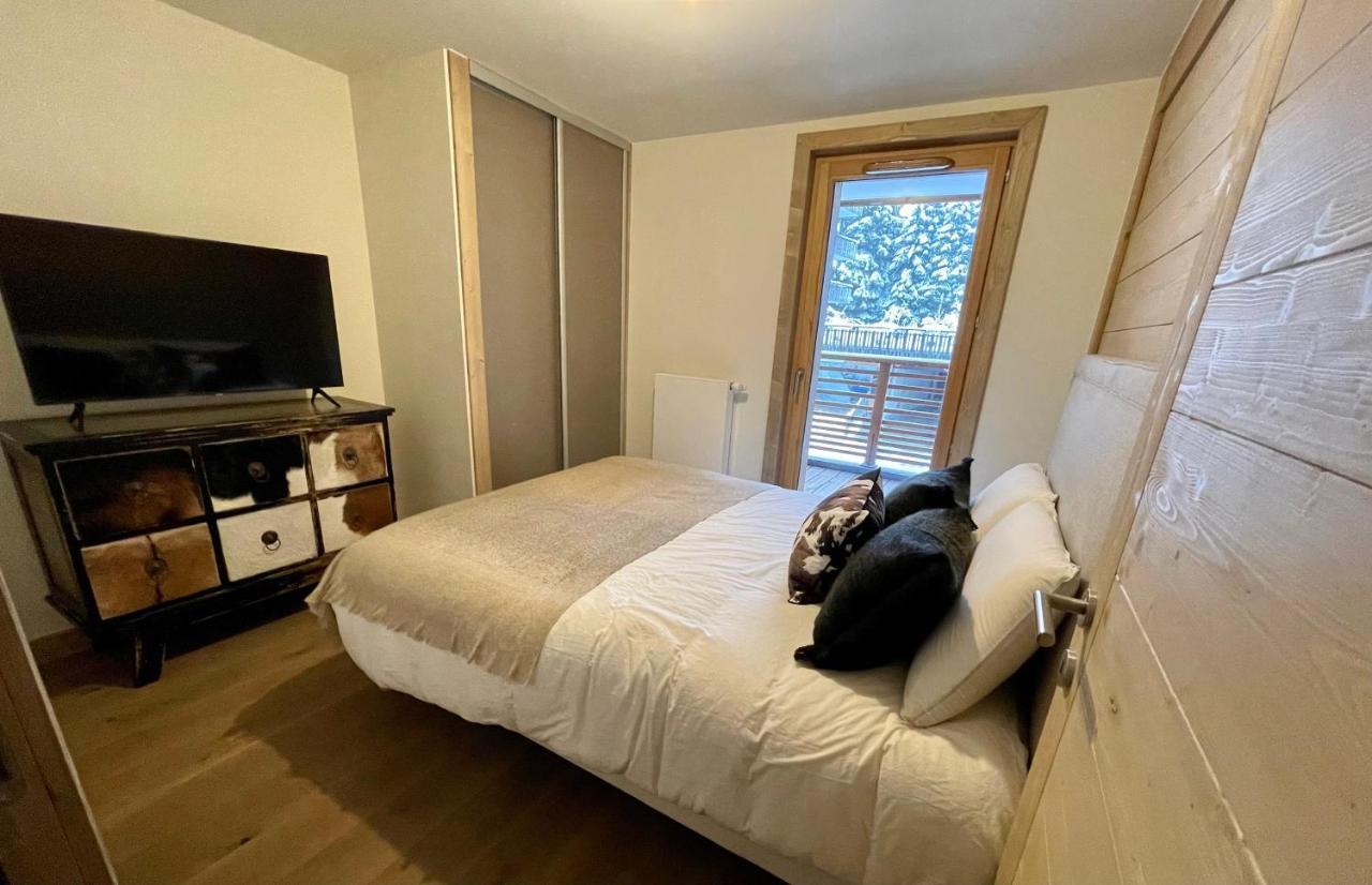 Appartement De Standing Plein Centre Station, 50M Des Pistes Les Gets Exterior foto