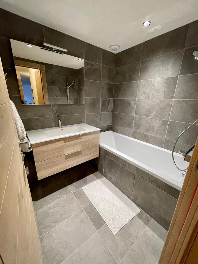 Appartement De Standing Plein Centre Station, 50M Des Pistes Les Gets Exterior foto